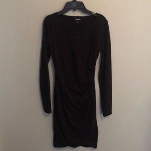 TILDON BLACK LONG SLEEVED DRESS